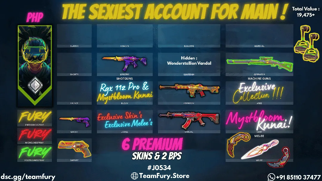 6 Premium Skins With RGX 3,0 Bundle