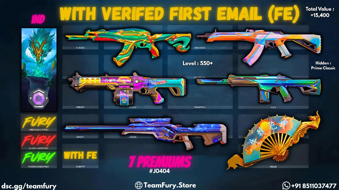 (FE) 7 Premium Skins With Spearded Skins
