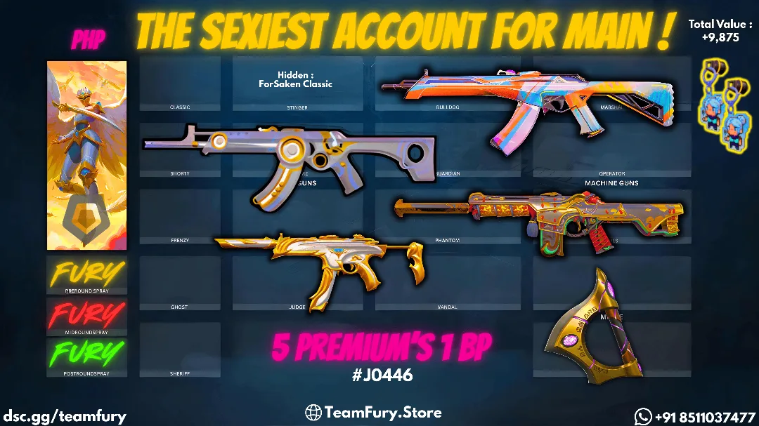 5 Premium Skins With Prime / Oni n Friends