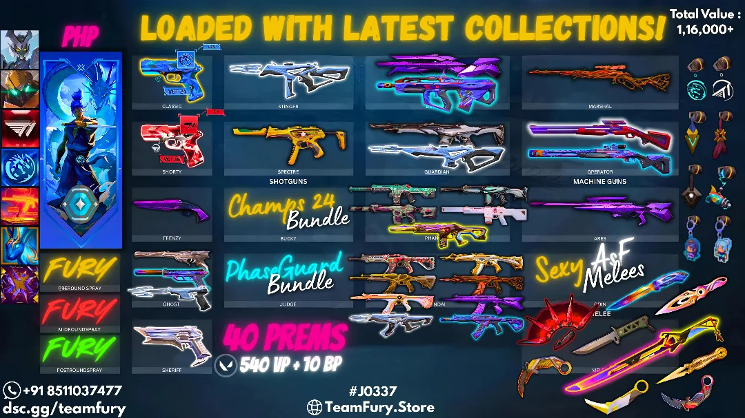 40 Premium Skins With BEST INVENTORY 