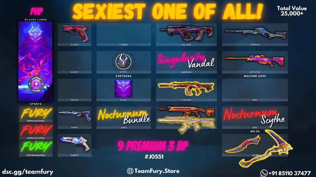 9 Premium Skins With Nocturnum Bundle